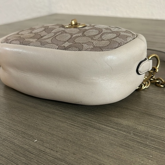 COACH Signature Jacquard Camera Bag Quilted Crossbody C5275 - Picture 7 of 12